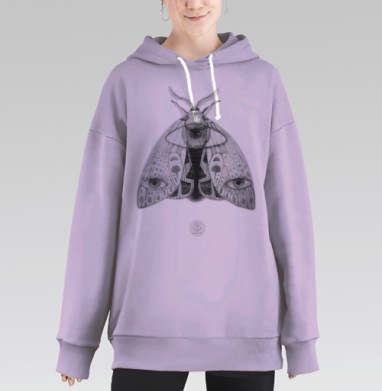 Наблюдатель №1, Hoodie Long Oversize Fiolet