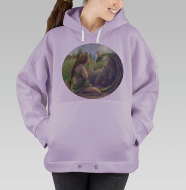 Невеста Полоза, Hoodie Oversize Fiolet