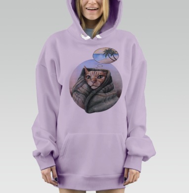 Ноябрь, Hoodie Mjhigh Dig Mel, Fiolet, утепленная