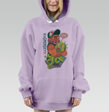 Обнимашки, Hoodie Mjhigh Dig Mel, Fiolet, утепленная