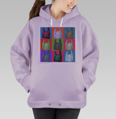 Ода полиэтиленовому пакету, Hoodie Oversize Fiolet