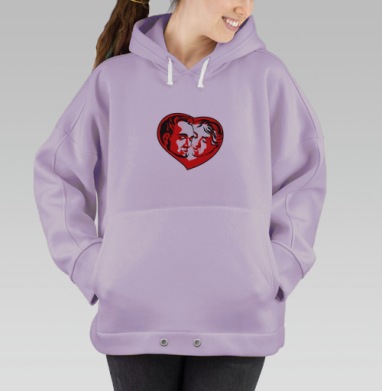 Одно на двоих, Hoodie Oversize Fiolet