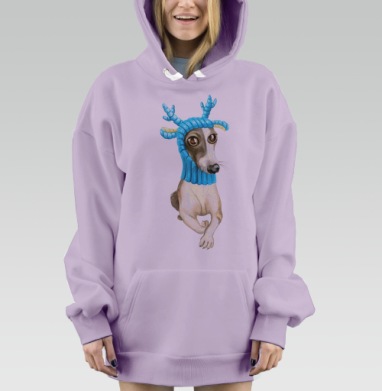 Олешек, Hoodie Mjhigh Dig Mel, Fiolet, утепленная