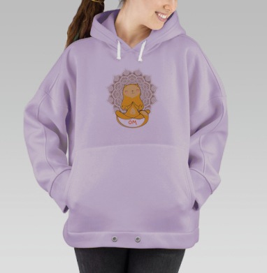 Ом.., Hoodie Oversize Fiolet