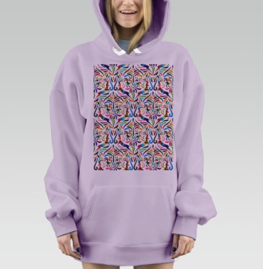 Отоми, Hoodie Mjhigh Dig Mel, Fiolet, утепленная