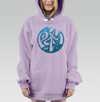 Пальма, Hoodie Mjhigh Dig Mel, Fiolet, утепленная