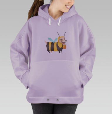 Пчелопёс, Hoodie Oversize Fiolet