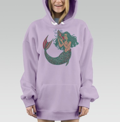 Песни Океана, Hoodie Mjhigh Dig Mel, Fiolet, утепленная