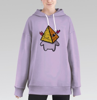 Пирамидоголовый, Hoodie Long Oversize Fiolet