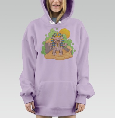 Плюшевый Фараон, Hoodie Mjhigh Dig Mel, Fiolet, утепленная
