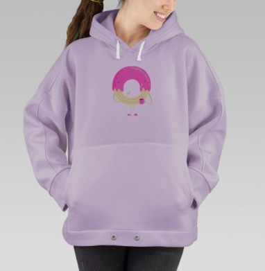 Пончо, Hoodie Oversize Fiolet