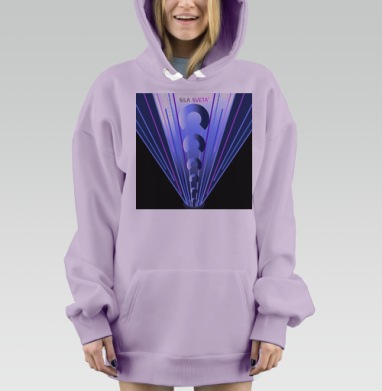 Поток света, Hoodie Mjhigh Dig Mel, Fiolet, утепленная