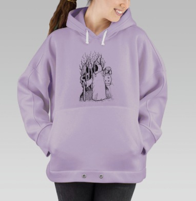 Проводник волшебного леса, Hoodie Oversize Fiolet