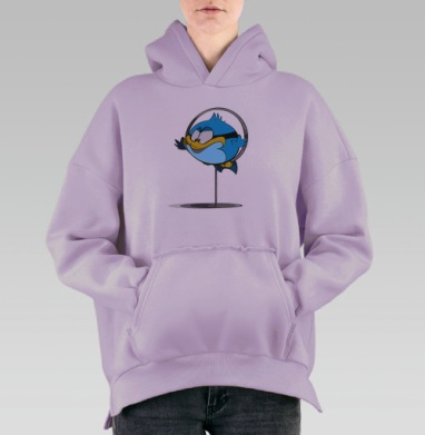 Птеньчик, Hoodie Oversize Fiolet, утепленная