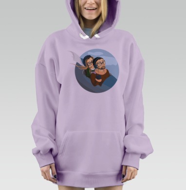 Путешественники, Hoodie Mjhigh Dig Mel, Fiolet, утепленная