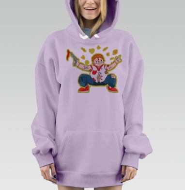 Пятничное сумасшествие, Hoodie Mjhigh Dig Mel, Fiolet, утепленная