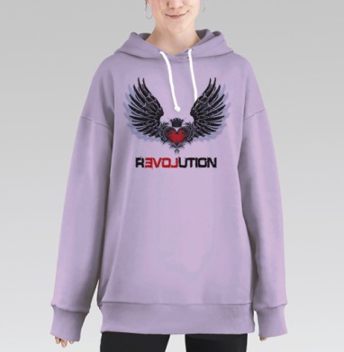 Революция, Hoodie Long Oversize Fiolet