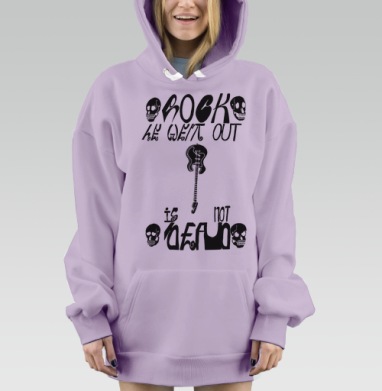Рок Жив, Hoodie Mjhigh Dig Mel, Fiolet, утепленная