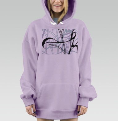 Ростки, Hoodie Mjhigh Dig Mel, Fiolet, утепленная