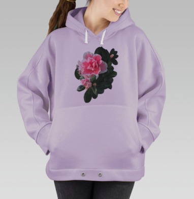 Розовая азалия, Hoodie Oversize Fiolet
