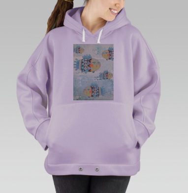 Рыбёшки, Hoodie Oversize Fiolet