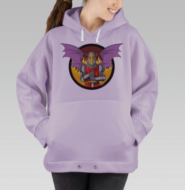 Рыцарь ада, Hoodie Oversize Fiolet