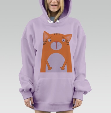 Рыжий, Hoodie Mjhigh Dig Mel, Fiolet, утепленная