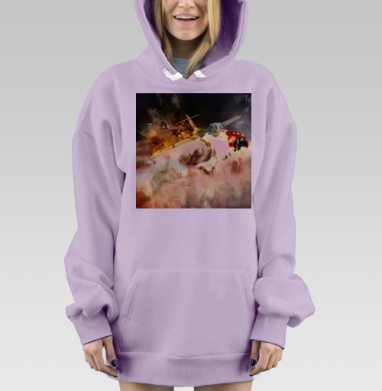 Самоделка e2226_epik18.jpg, Hoodie Mjhigh Dig Mel, Fiolet, утепленная