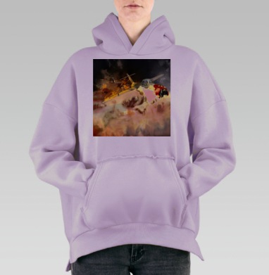 Самоделка e2226_epik18.jpg, Hoodie Oversize Fiolet, утепленная
