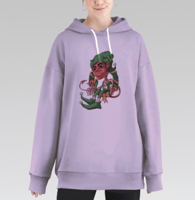 Сатанклаус, Hoodie Long Oversize Fiolet