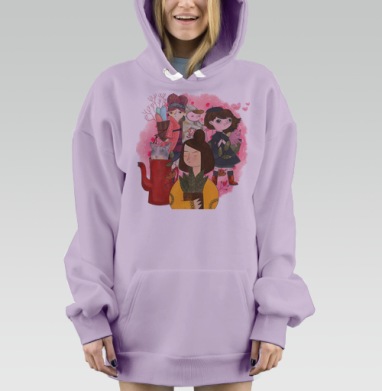 Сборная Солянка, Hoodie Mjhigh Dig Mel, Fiolet, утепленная