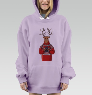 Селфи в тумане, Hoodie Mjhigh Dig Mel, Fiolet, утепленная
