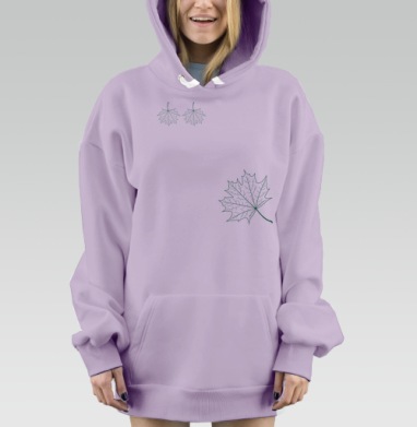 СЕРИЯ ЭКОМОДА, Hoodie Mjhigh Dig Mel, Fiolet, утепленная