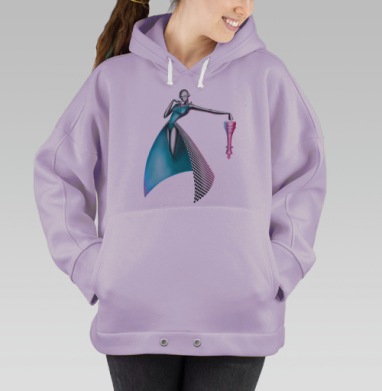 Шахматный киллер, Hoodie Oversize Fiolet