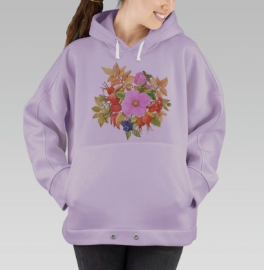 Шиповник созрел, Hoodie Oversize Fiolet