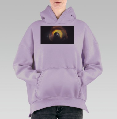 Сила дифракции, Hoodie Oversize Fiolet, утепленная
