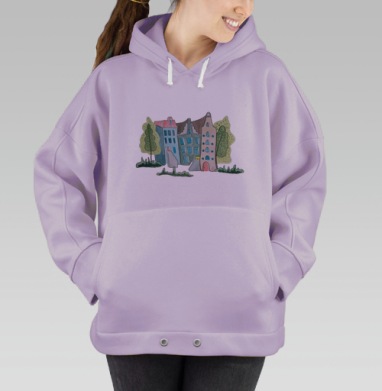 Сказочная улица, Hoodie Oversize Fiolet