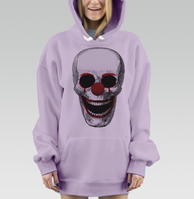 Смеется последним, Hoodie Mjhigh Dig Mel, Fiolet, утепленная