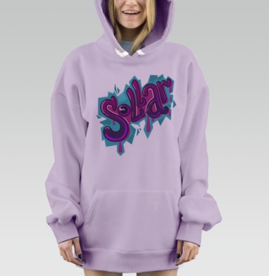 Sollar  / Соллар, Hoodie Mjhigh Dig Mel, Fiolet, утепленная