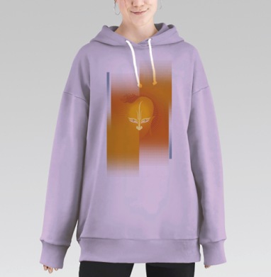 Солнечный Шива, Hoodie Long Oversize Fiolet
