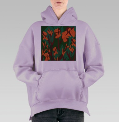 Старличе, Hoodie Oversize Fiolet, утепленная