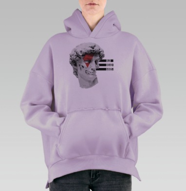 Старые мертвые боги, Hoodie Oversize Fiolet, утепленная