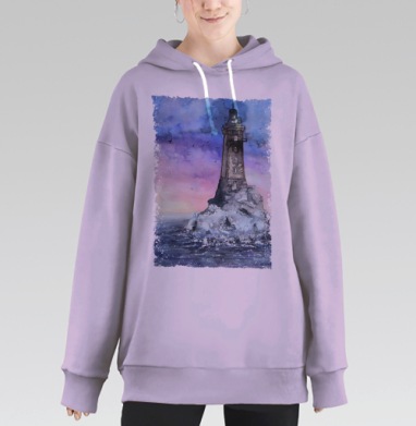 Старый маяк, Hoodie Long Oversize Fiolet
