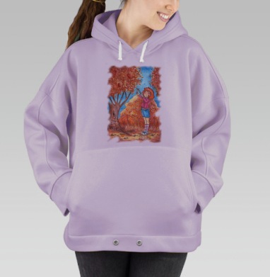 Стрелец. Знак зодиака, Hoodie Oversize Fiolet