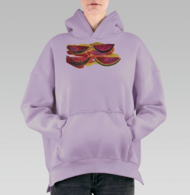 Стрэнчбузы, Hoodie Oversize Fiolet, утепленная