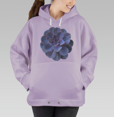 Суккулент, Hoodie Oversize Fiolet
