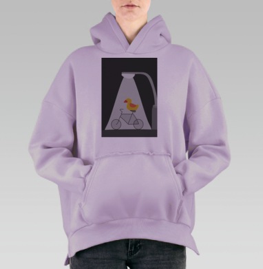 Утиная история, Hoodie Oversize Fiolet, утепленная