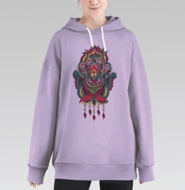 Важный, Hoodie Long Oversize Fiolet