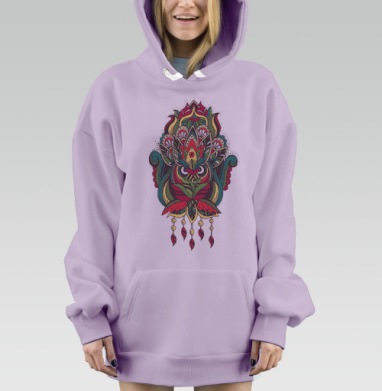 Важный, Hoodie Mjhigh Dig Mel, Fiolet, утепленная