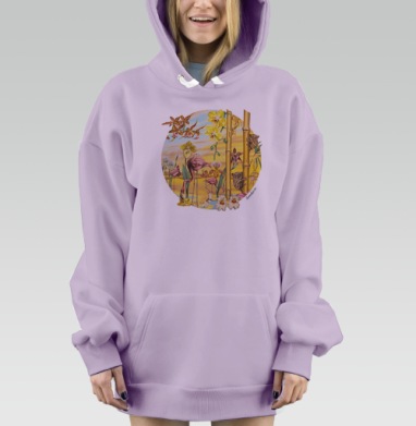 Великое искусство света и тени, Hoodie Mjhigh Dig Mel, Fiolet, утепленная